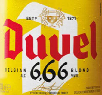 Duvel 666 blond logo Duvel 666 blond logo